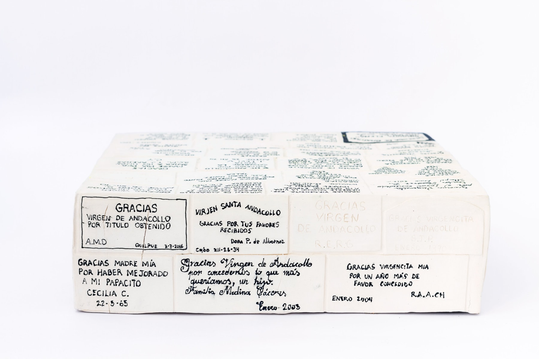 Javiera Castillo, Placa de agradecimientos No. 1 (Gratitude plaque No. 1), 2023