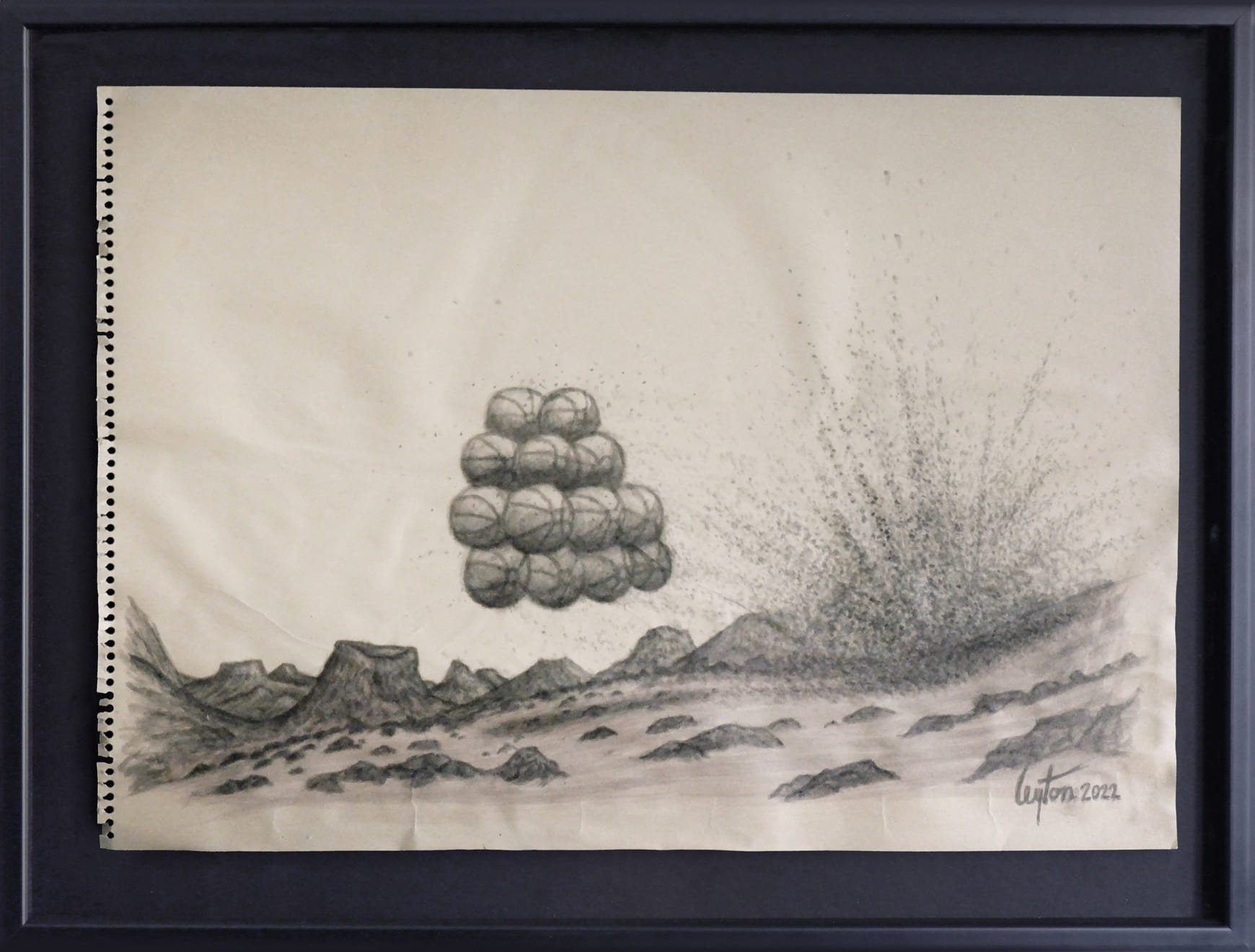 Sebastián Leyton, Boceto Bouncing Rover 2, 2022