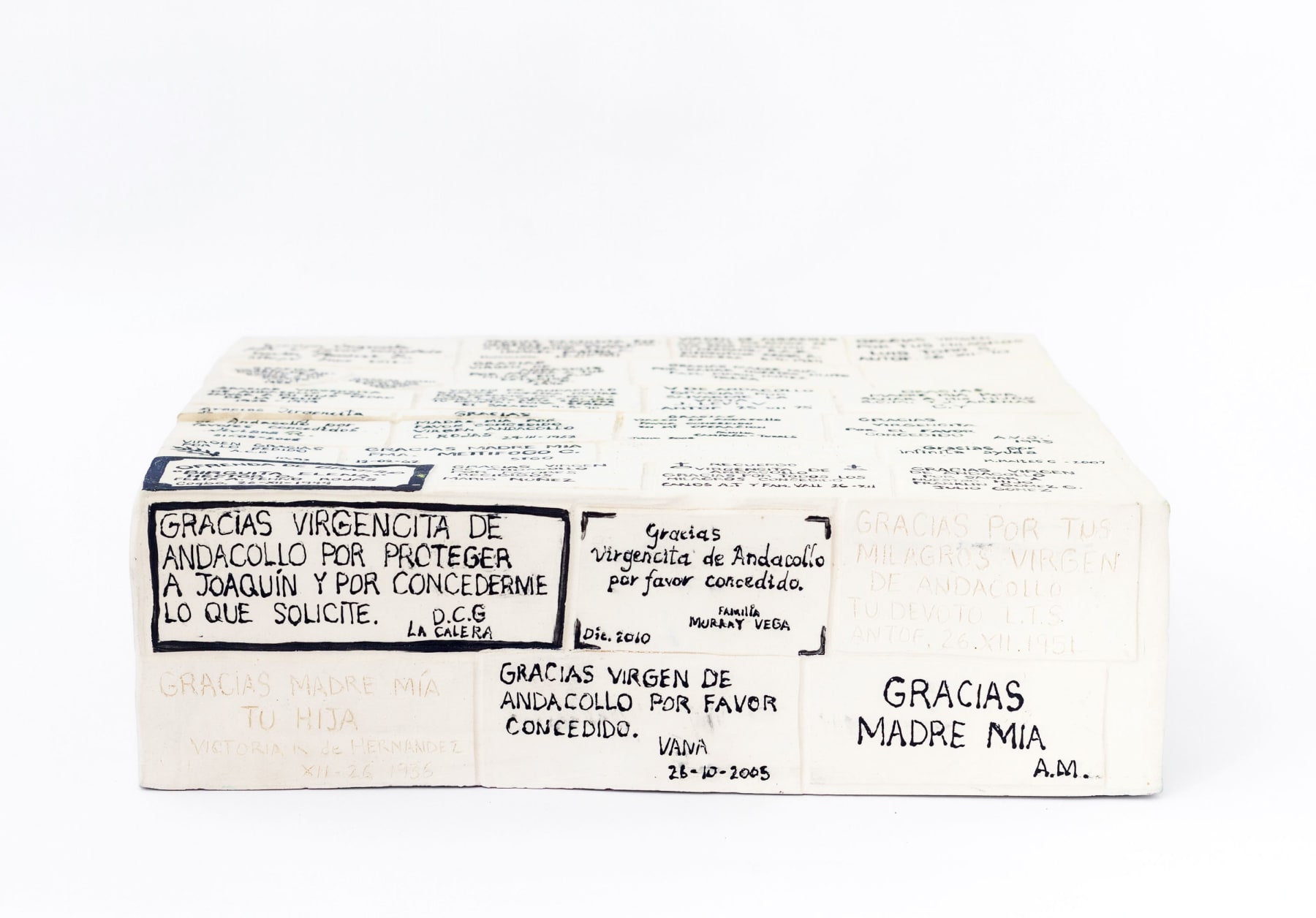 Javiera Castillo, Placa de agradecimientos No. 1 (Gratitude plaque No. 1), 2023