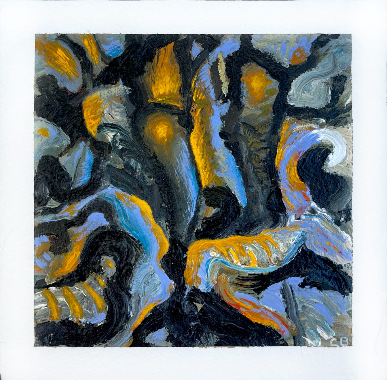 C. Louis Blank, Untitled Abstraction in Blue, 2011