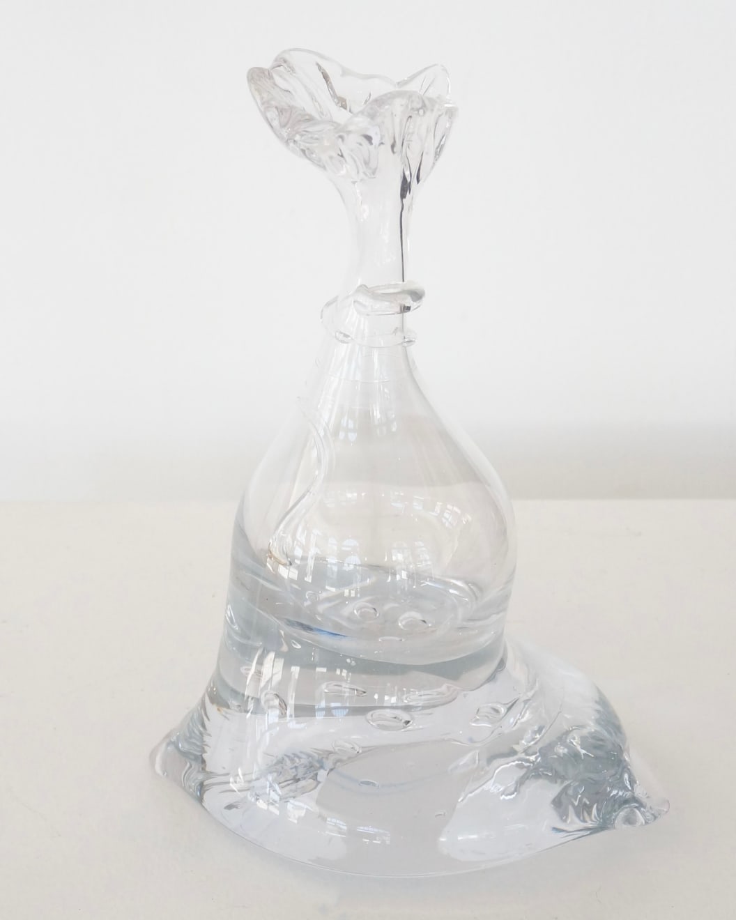 Handblown glass bottle