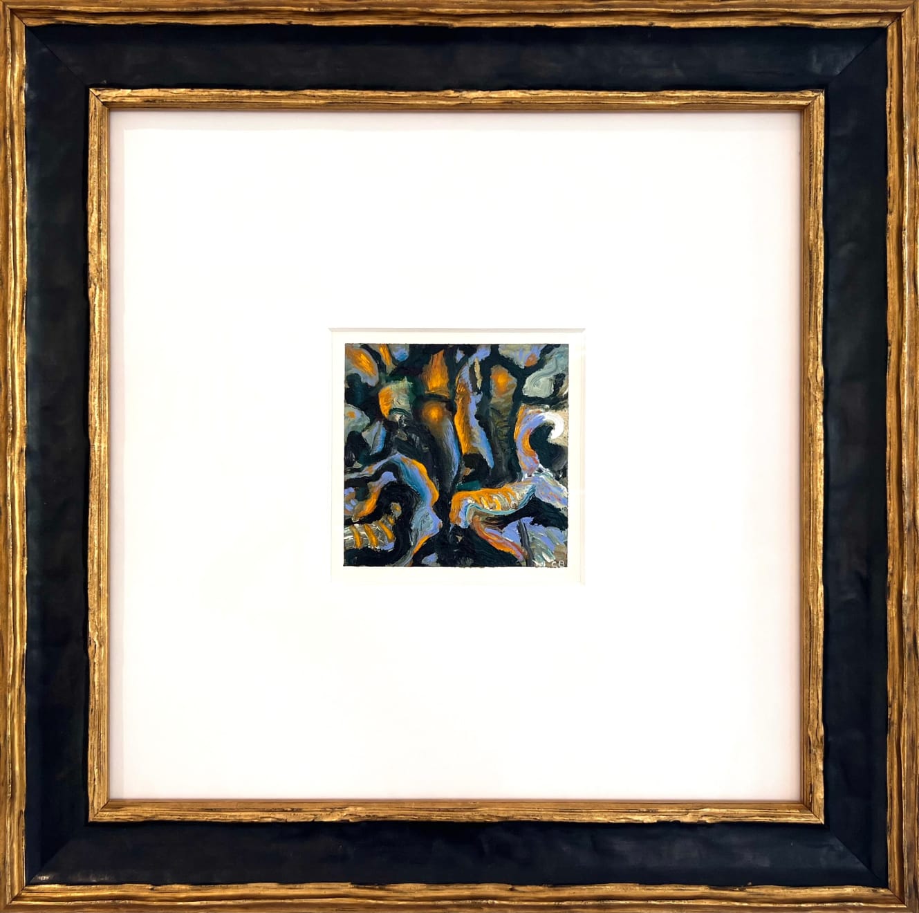 C. Louis Blank, Untitled Abstraction in Blue, 2011