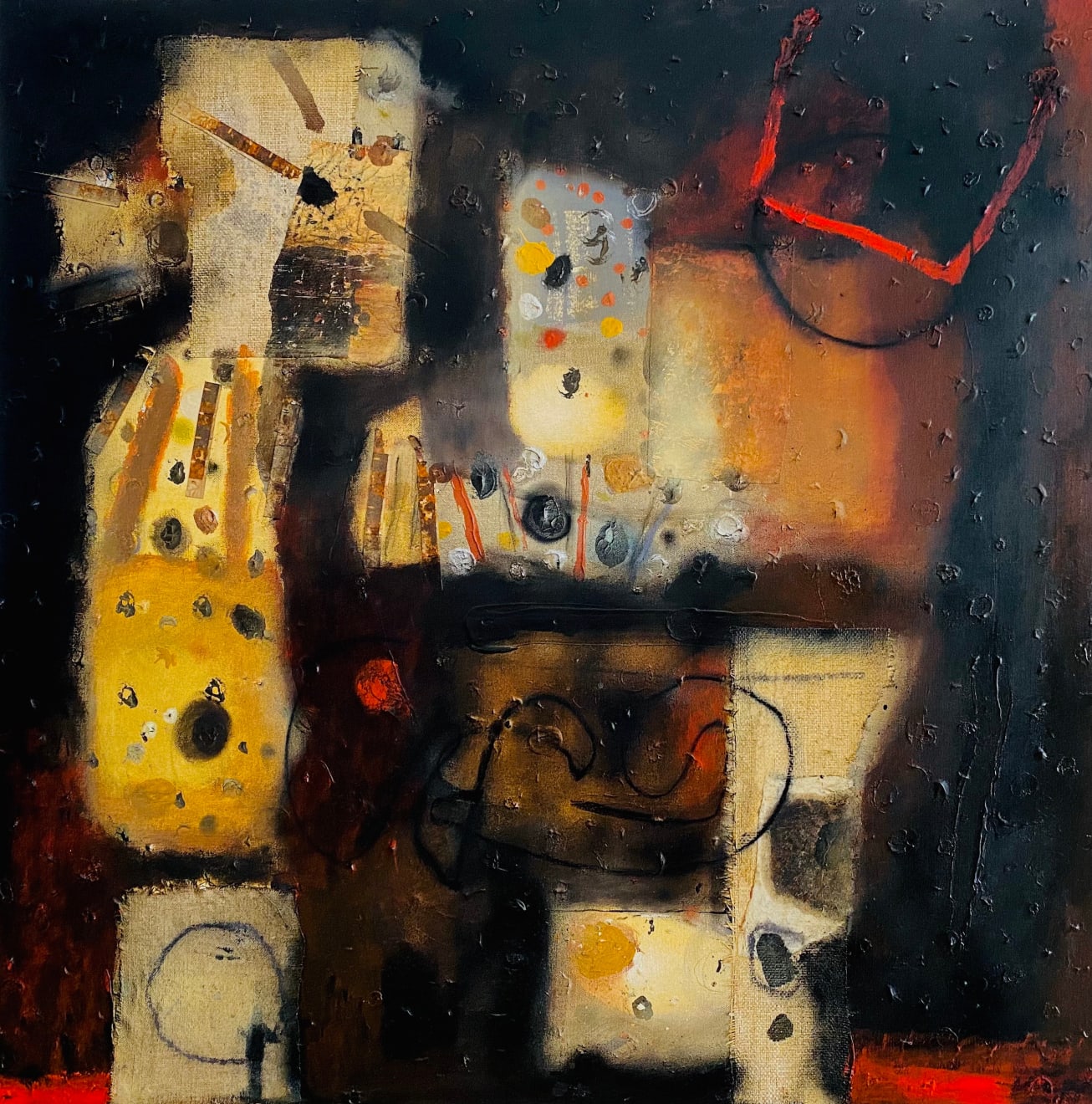 oil on canvas by Rigoberto Mena
