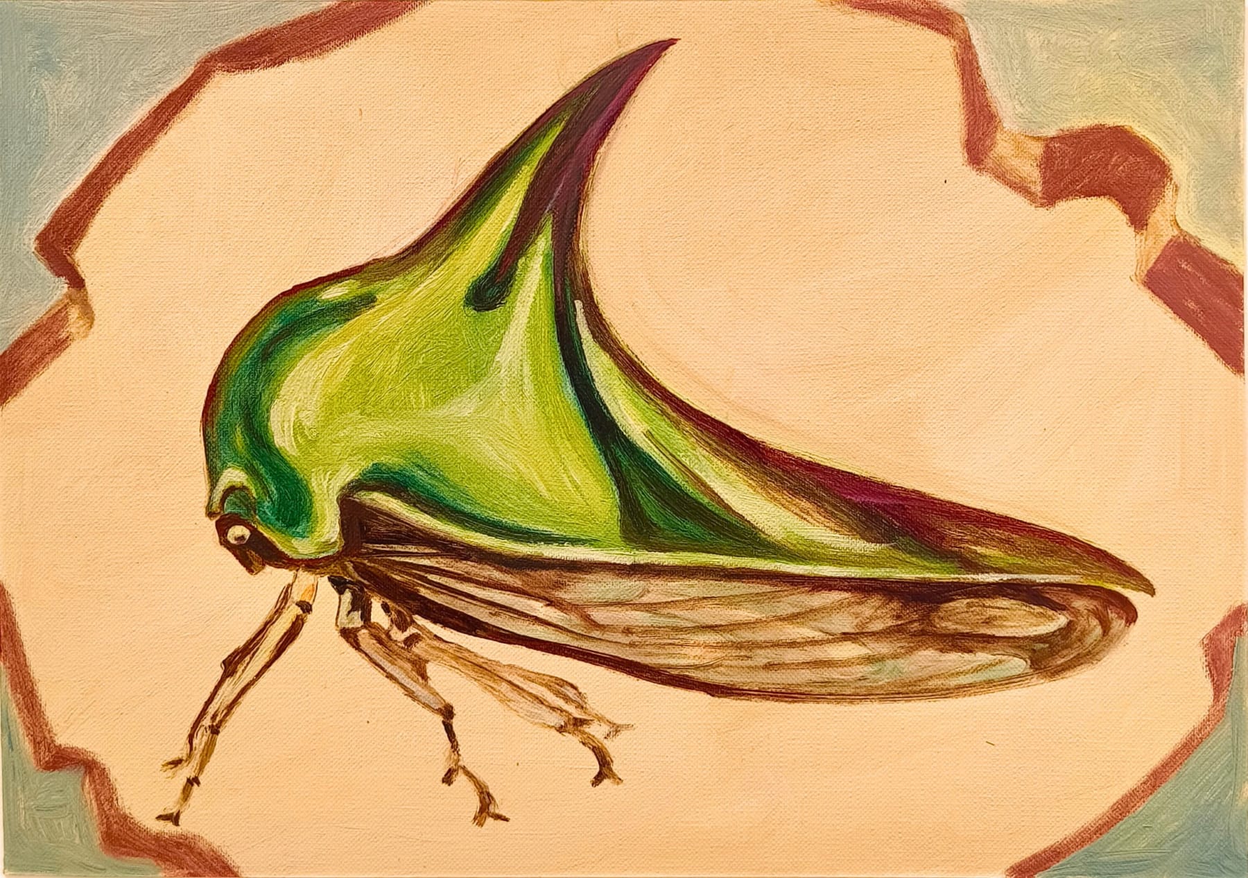 Prabhakar Pachpute, Museum Menageries 41 (Bug), 2025
