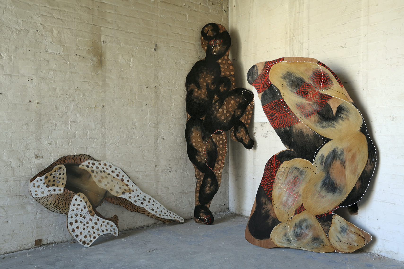 Radhika Khimji, Shielder, Lifting leg, Sitting, 2009