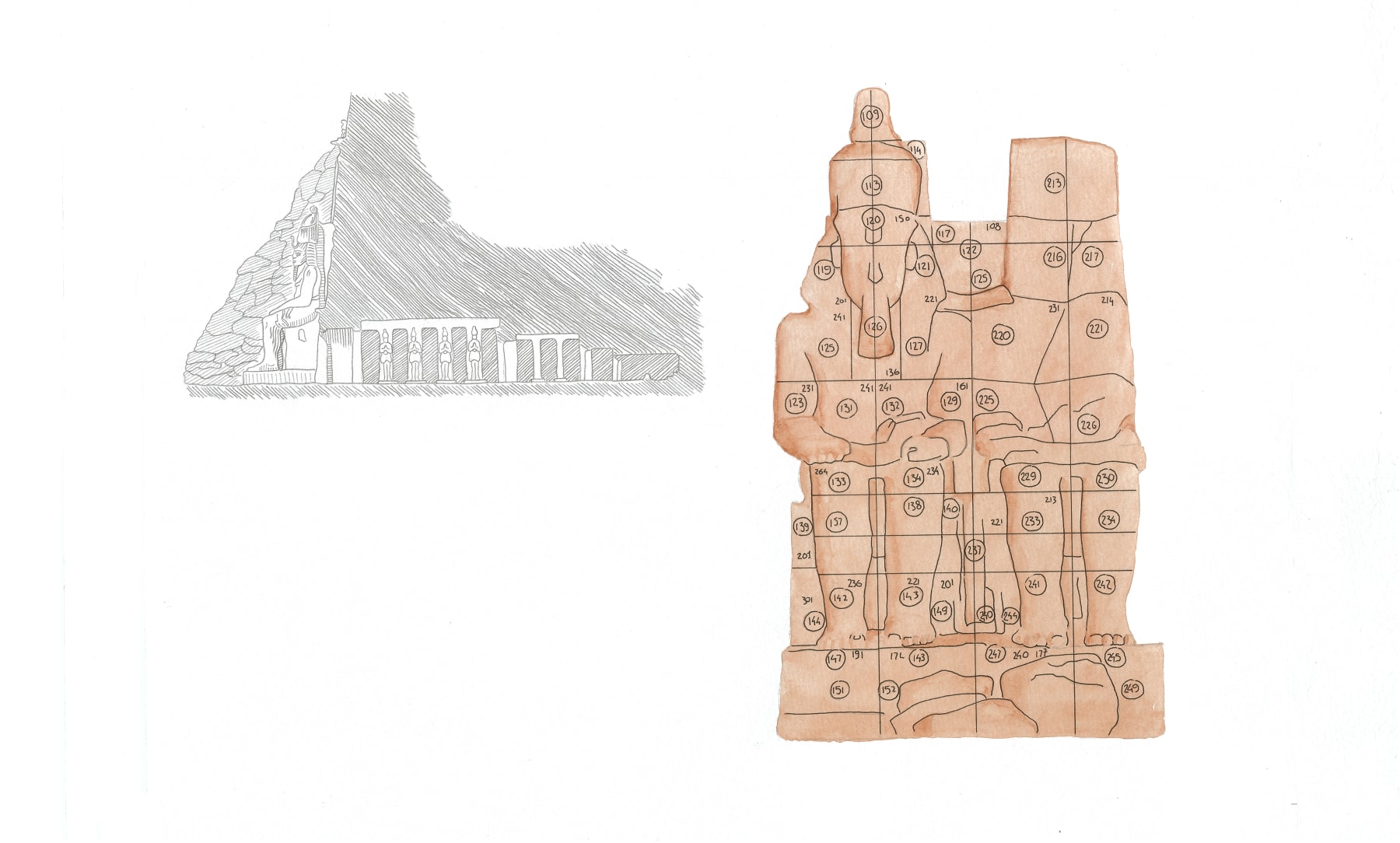 Sahil Naik, How to Save a Monument from a Dam/ Two Studies, 2021