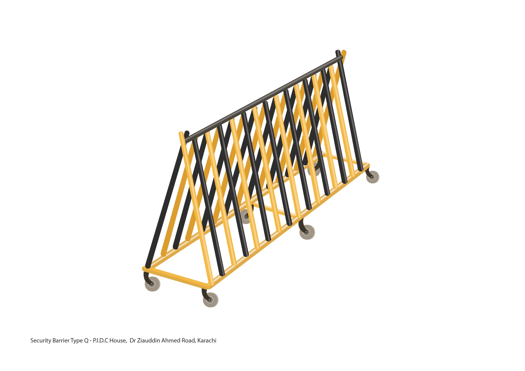 Bani Abidi, Security Barriers (M-Z), 2019