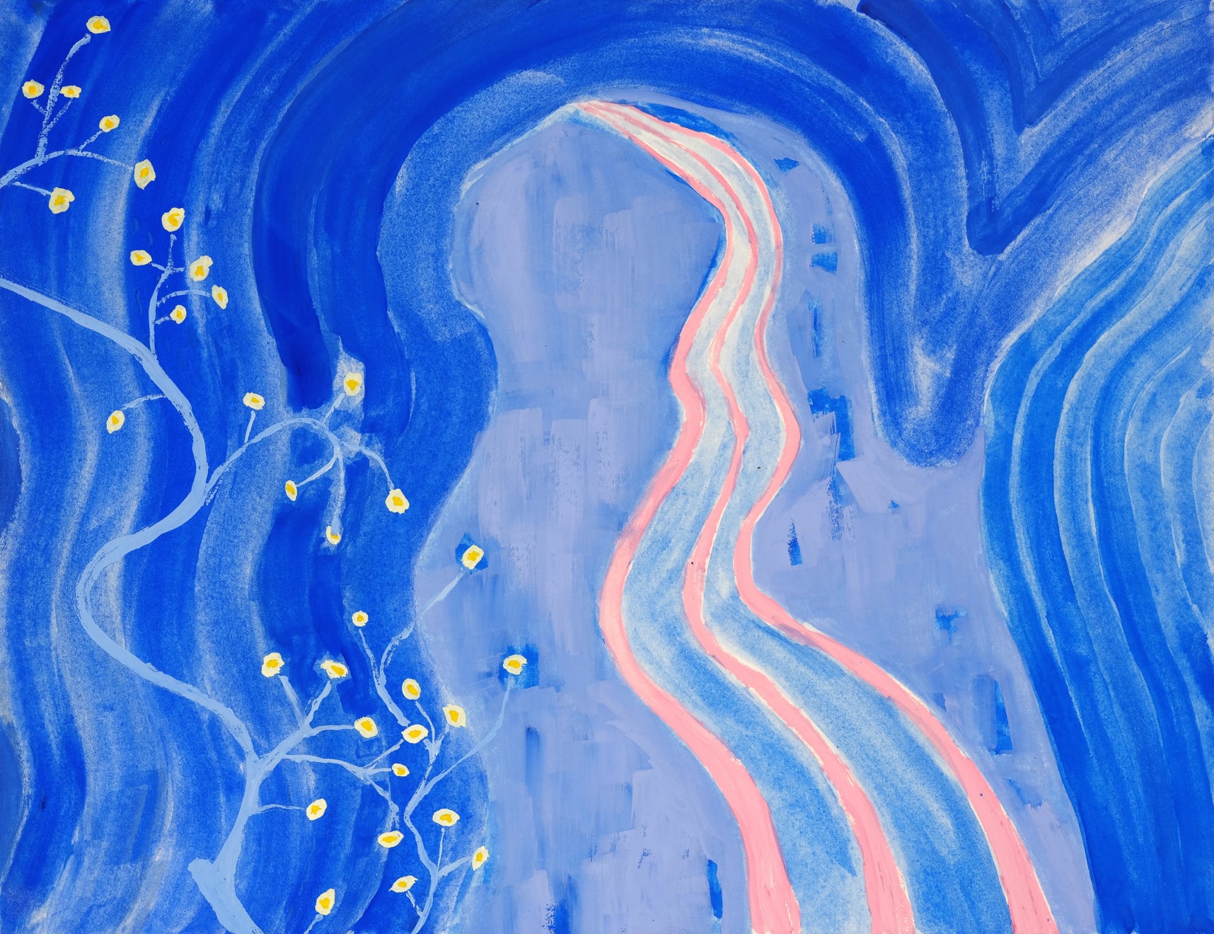 Sohrab Hura, Night walk in Jahanpanah forest, 2024