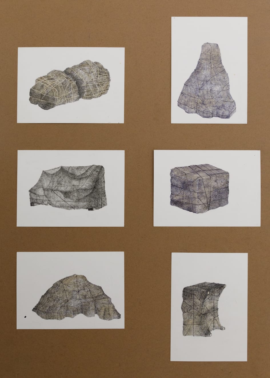 Adip Dutta, Topographic Specimens (Drawings), 2020