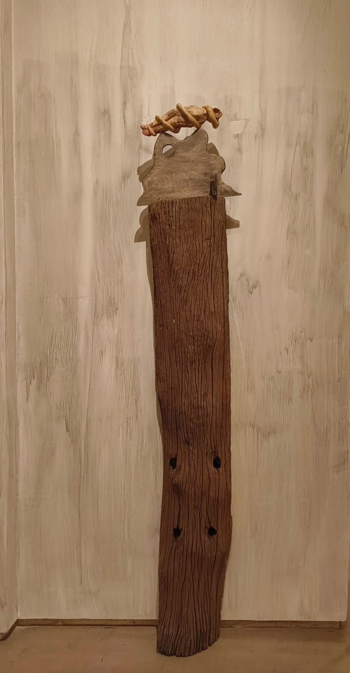 Prabhakar Pachpute, Devouring mind (maquette), 2023