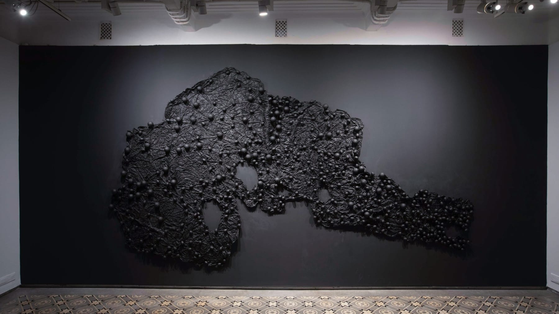 Pushpakanthan Pakkiyarajah, Charred hyphal mat, 2024-2025