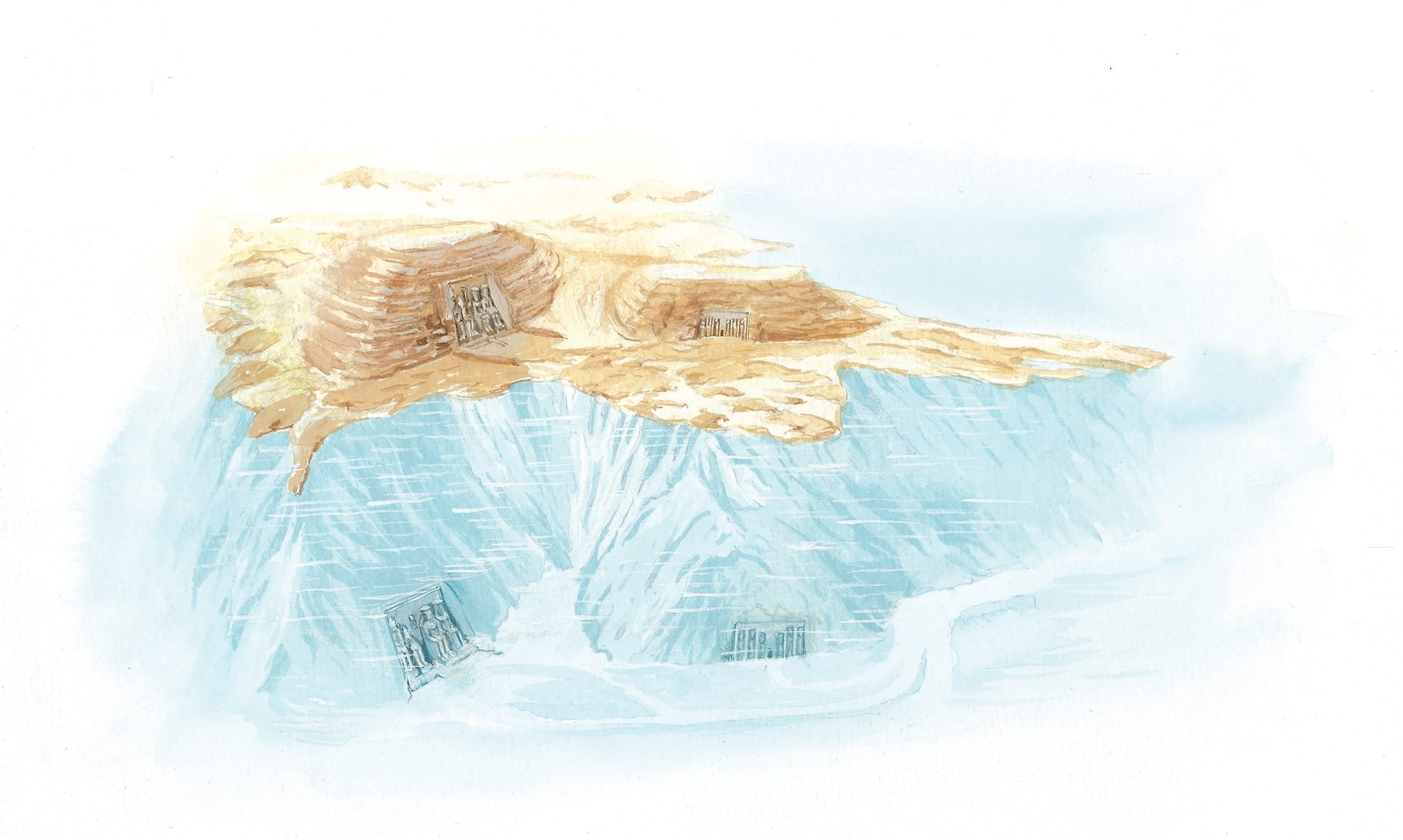 Sahil Naik, How to Save a Monument from a Dam/ Two Studies, 2021