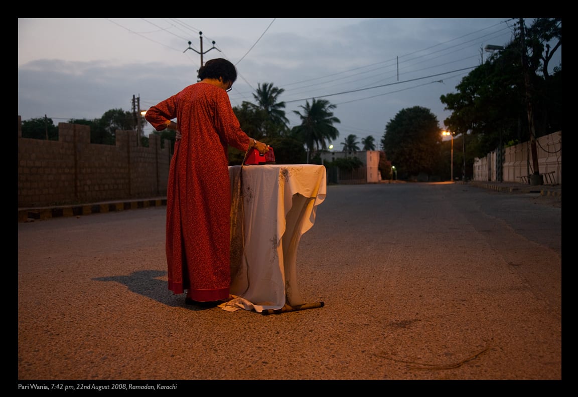 Bani Abidi, Karachi Series- I, Pari Wania, 7:42 pm, 22 August 2008, Ramadan, Karachi, 2009