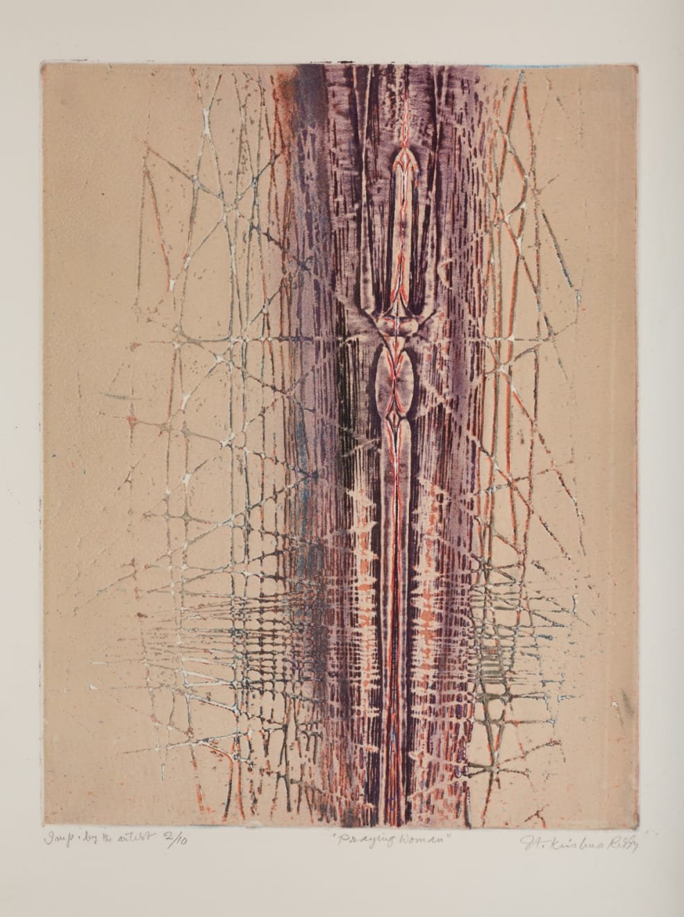 Krishna Reddy, Praying Woman, 1964
