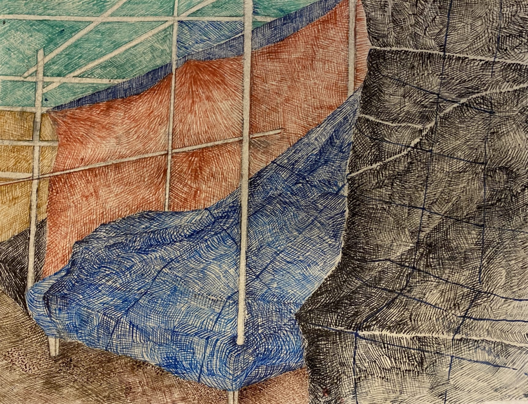 Adip Dutta, Woven Shadows XIII, 2021