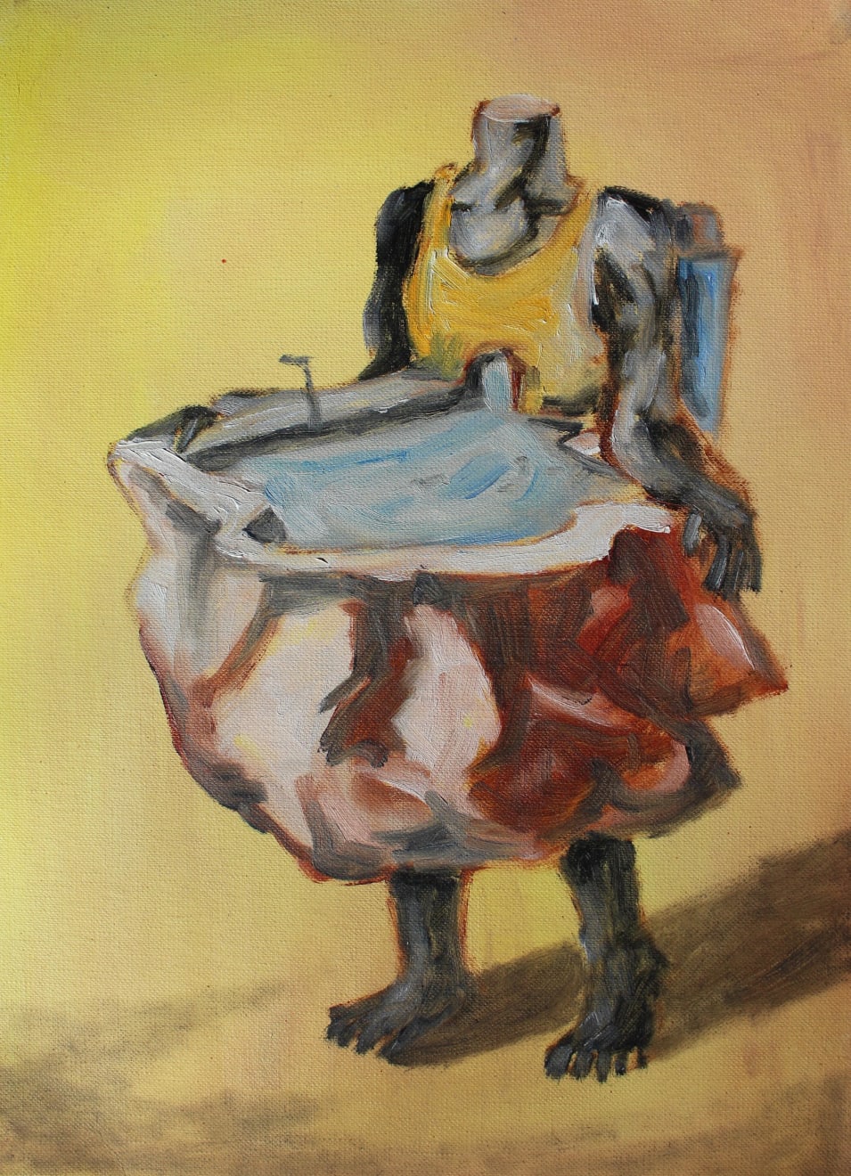 Prabhakar Pachpute, Museum Menageries 28, 2020