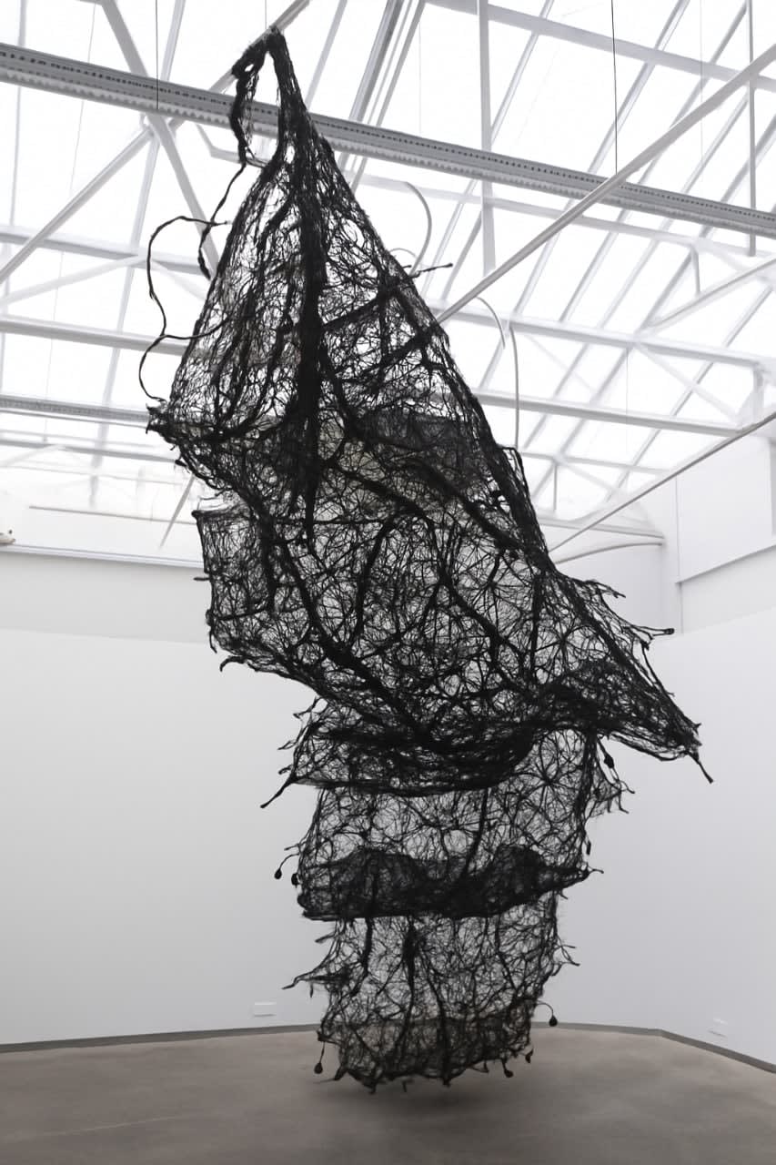 Pushpakanthan Pakkiyarajah, Charred hyphal mat, 2025