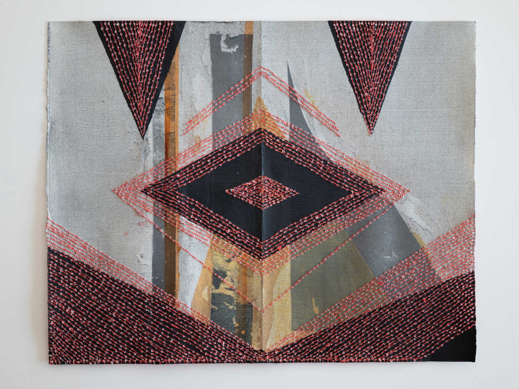 Radhika Khimji, Chevron diamond dust, 2025