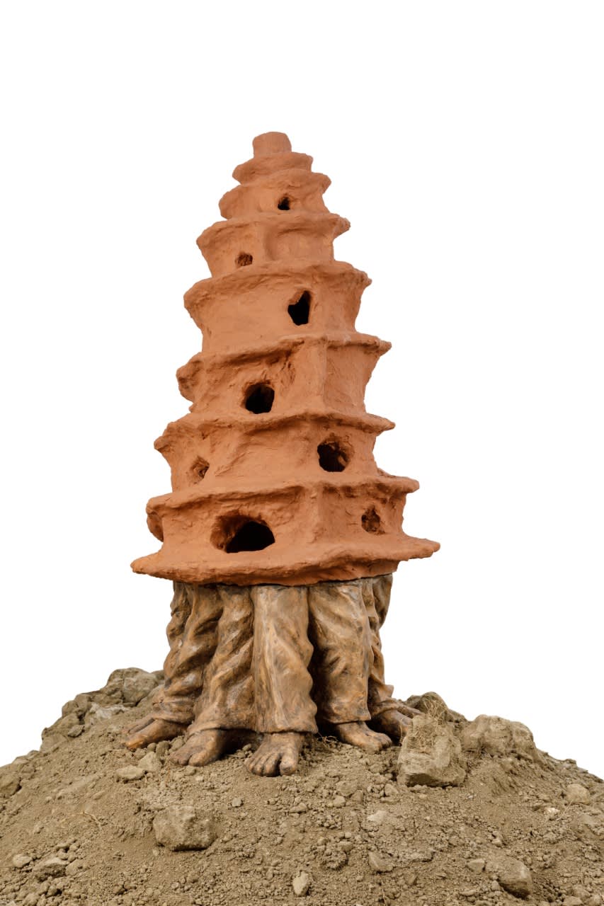 Prabhakar Pachpute, Rattling Knot II, 2020