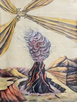 Prabhakar Pachpute, A flight over the mounds, 2022