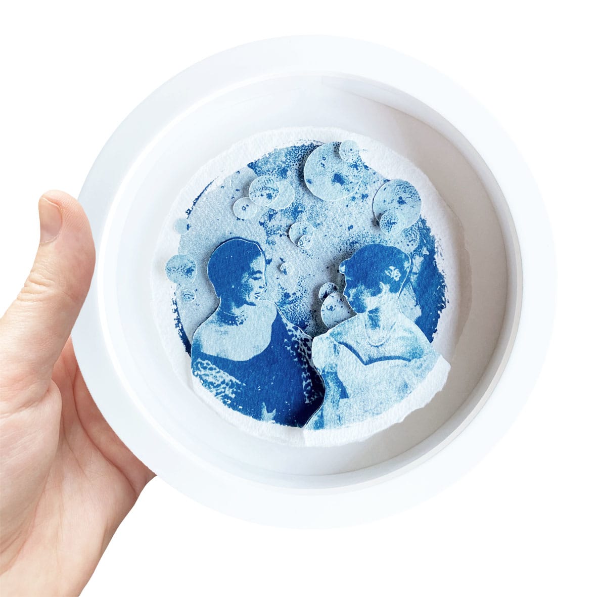 Chloe McCarrick, Lunar Etiquette In Blue (3D), 2021