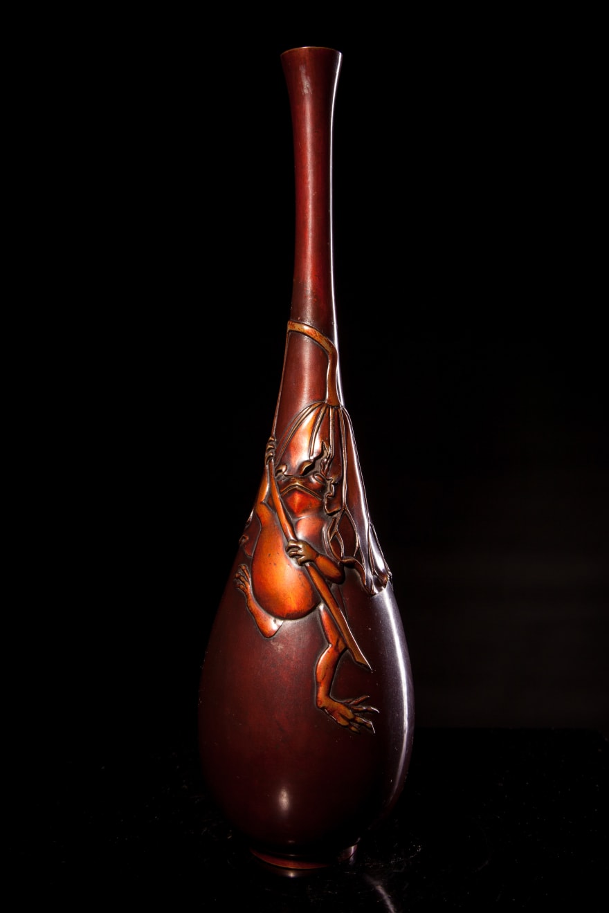 Jameson J Wood, Meiji Bronze Vase, 1898