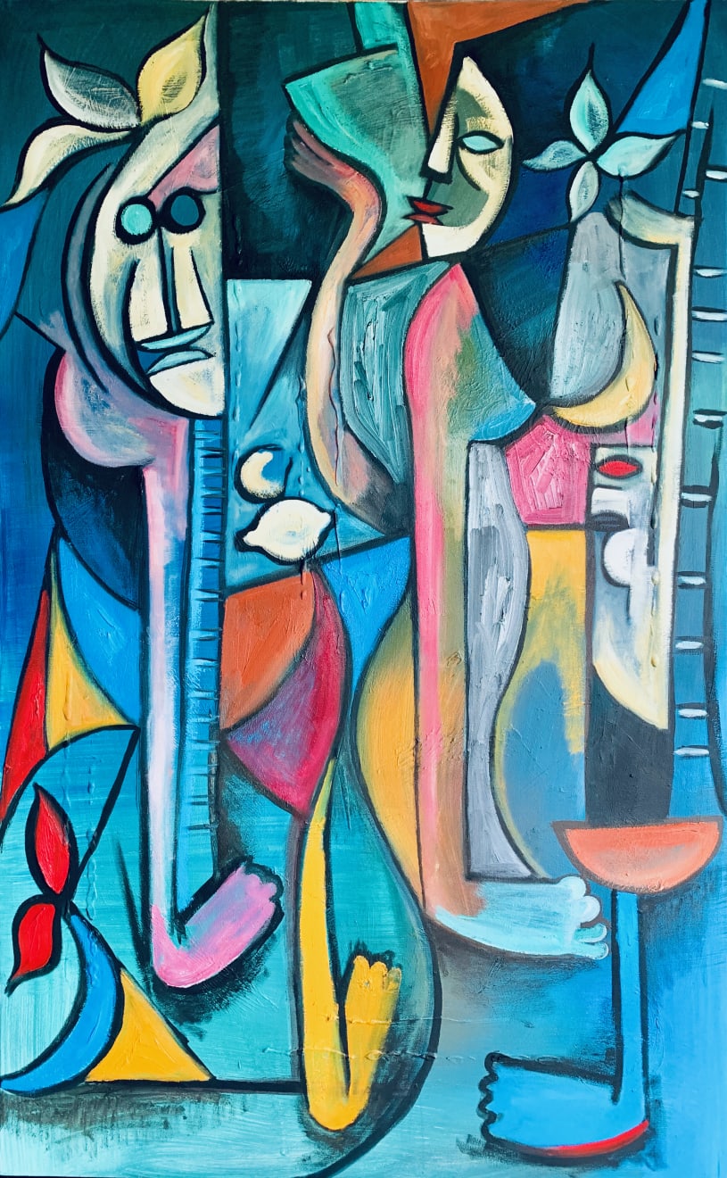 Max Hembrow, The Jungle (Homage to Lam), 2020