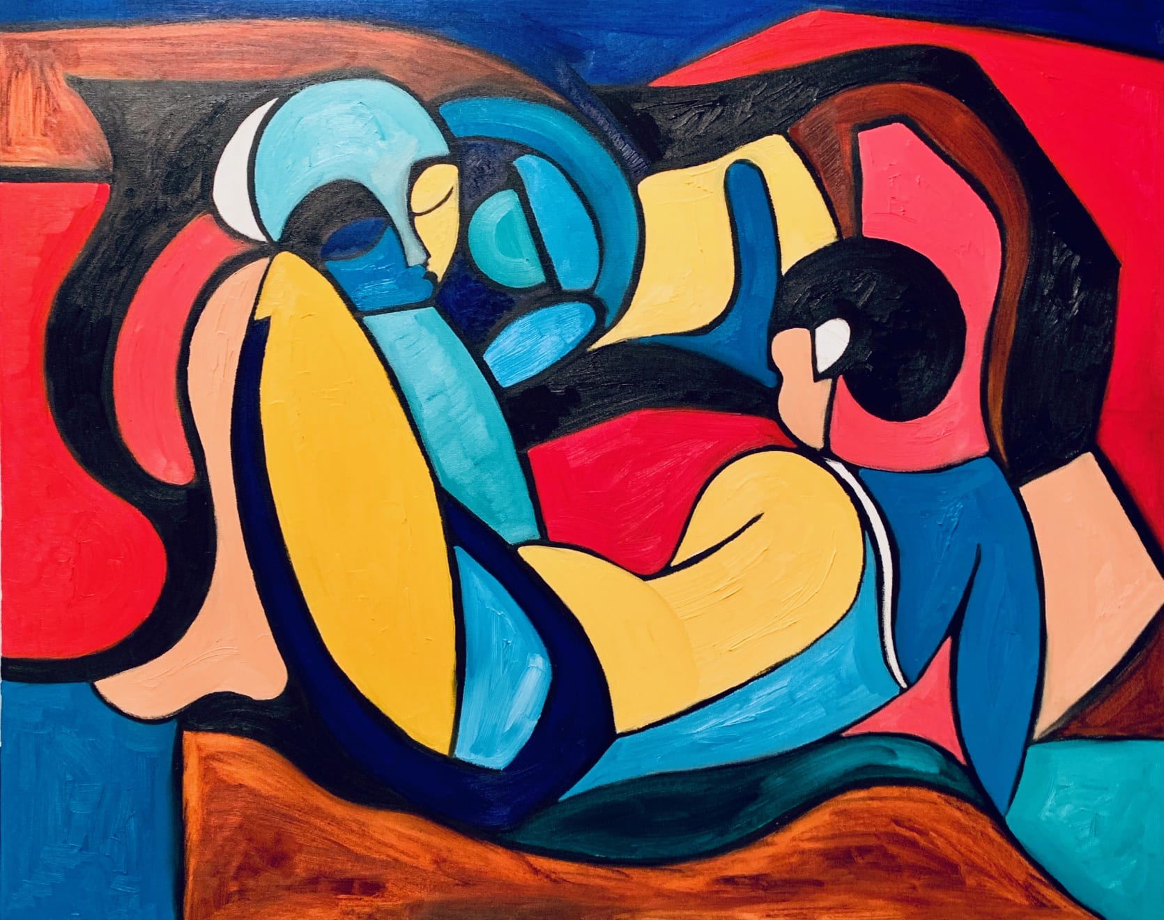 Max Hembrow, Two Reclining Figures, 2019