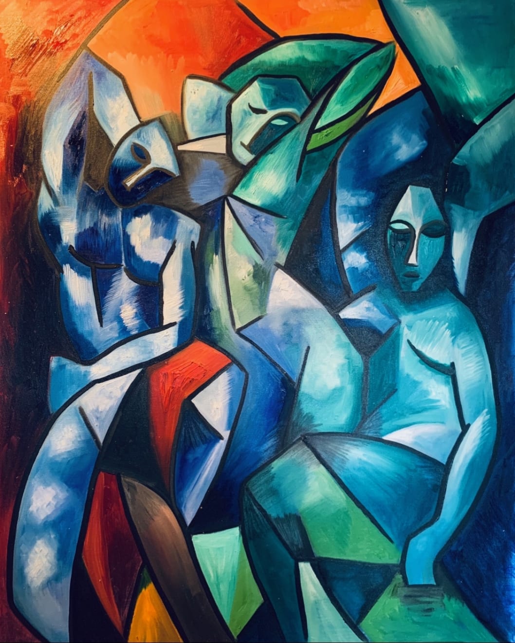 Max Hembrow, Three Figures, 2019