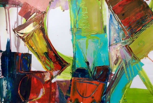 Robert Dixon-Taylor, Turquiose Construct, 2019