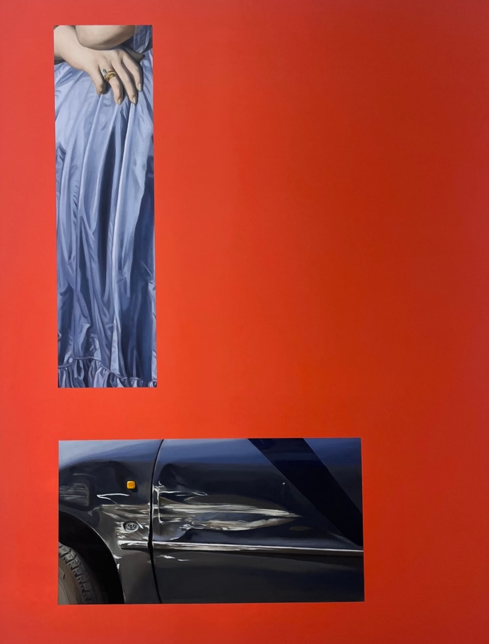 Meredith Sellers, Crash (To Beguile, after Ingres), 2023