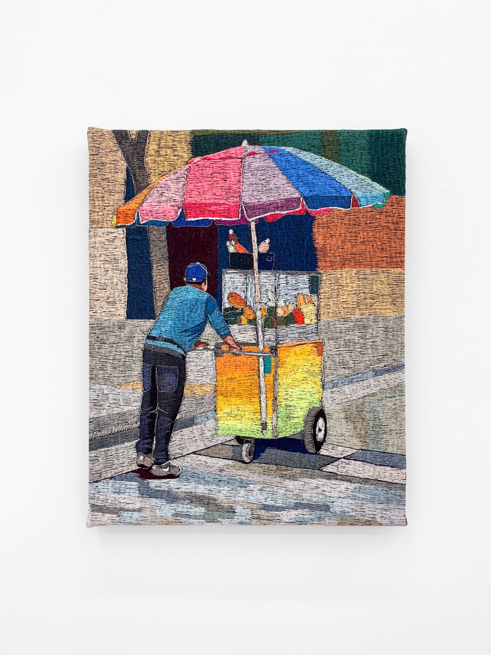 Erick Medel, Frutas (pushing fresh fruit), 2024