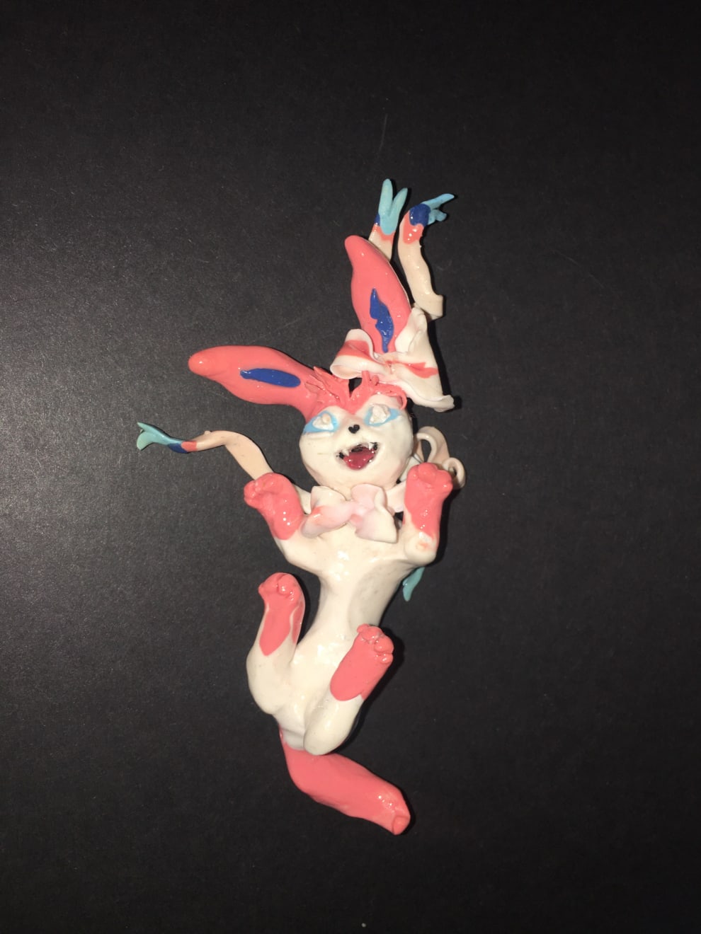 Jimmy Beauquesne and Florian Buffard, A series of small sculptures as Sylveons, 2024