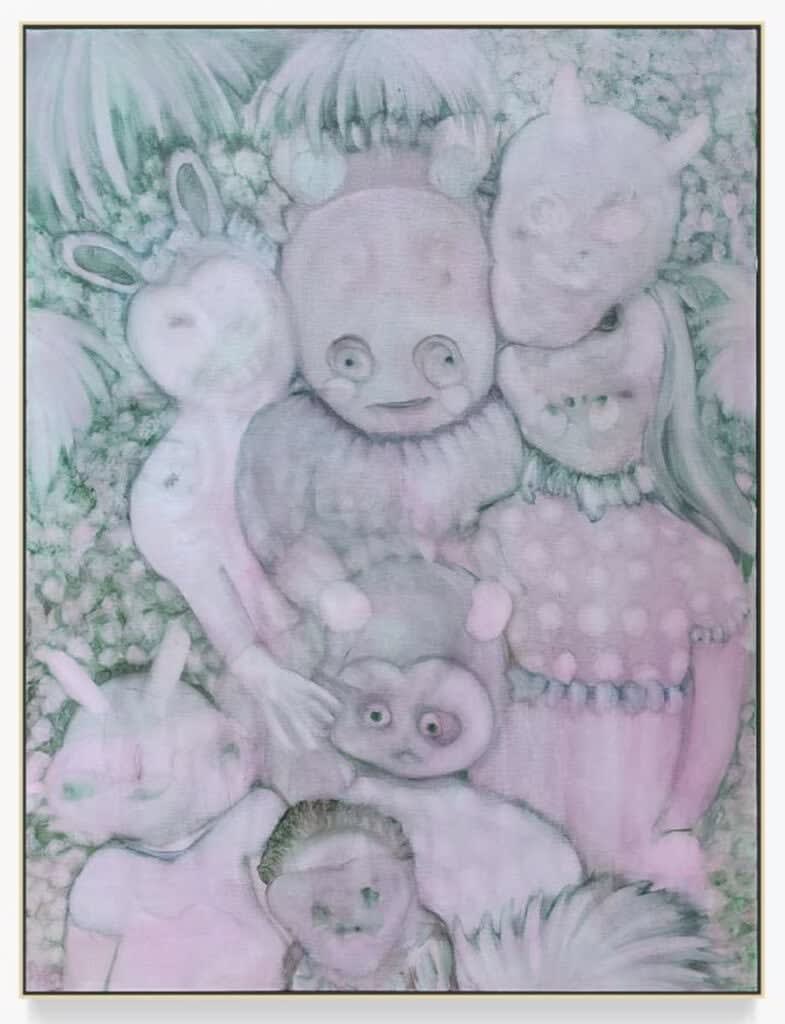 Ilya Fedotov-Fedorov, A family portrait with caterpillar, 2022