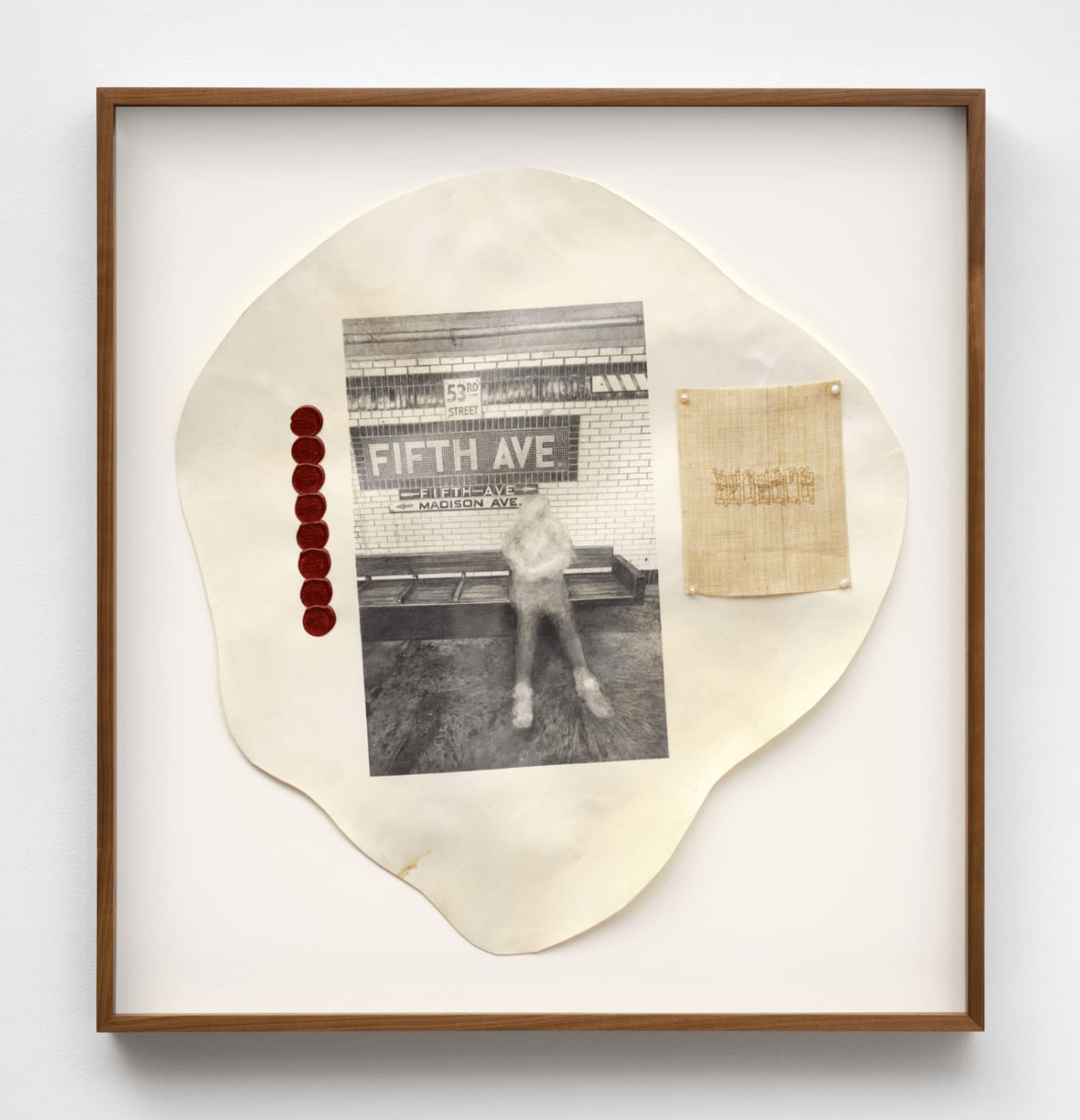 Kang Seung Lee, Untitled (Keith Haring on NYC subway by Tseng Kwong Chi, ca. 1982), 2022