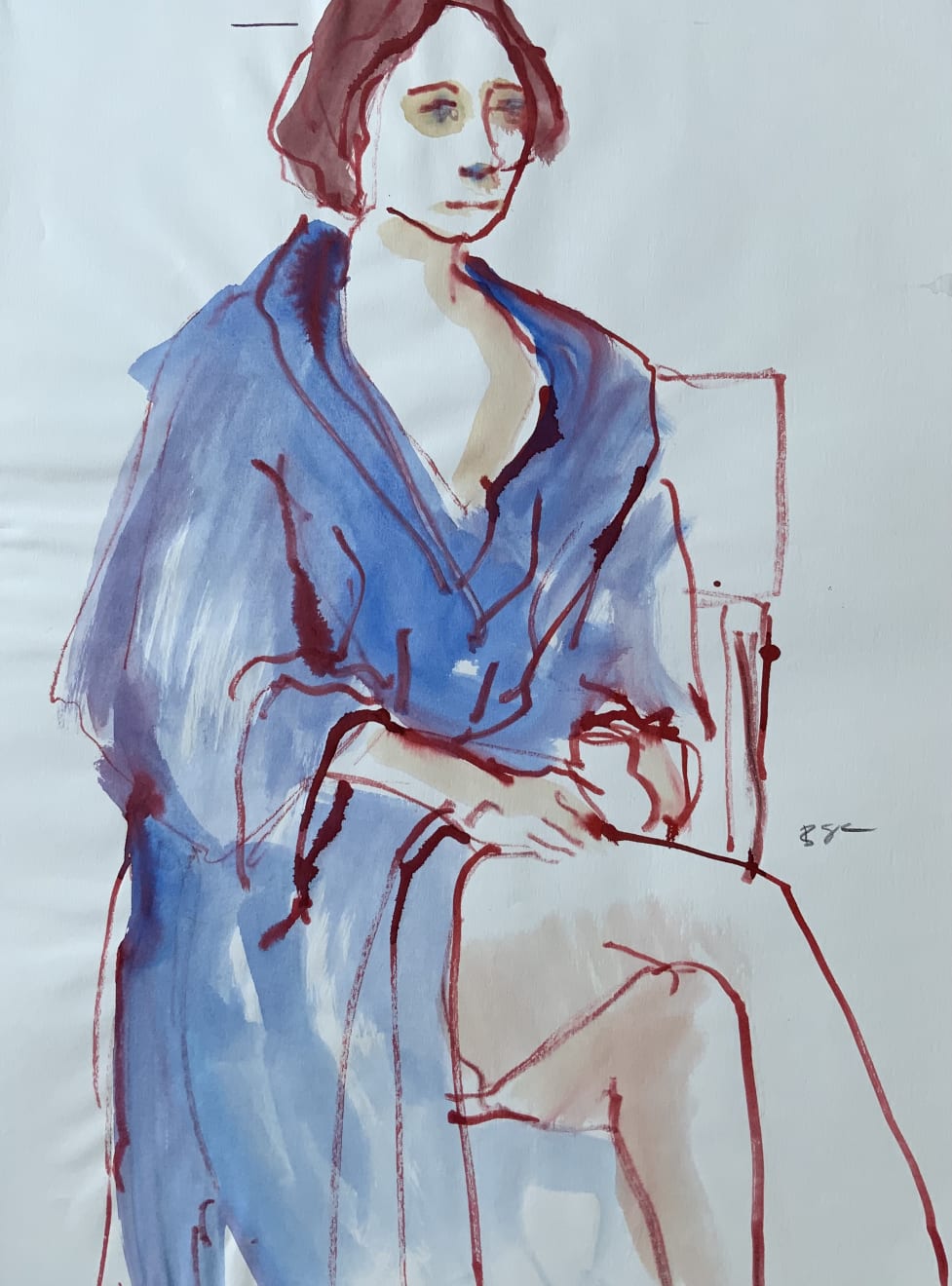 Freeman W. Butts, The Blue Bathrobe, 1984