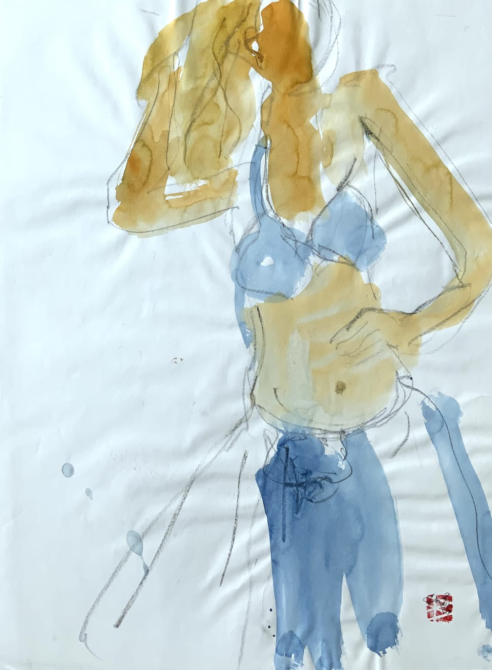 Freeman W. Butts, Gypsy Pose, 1986