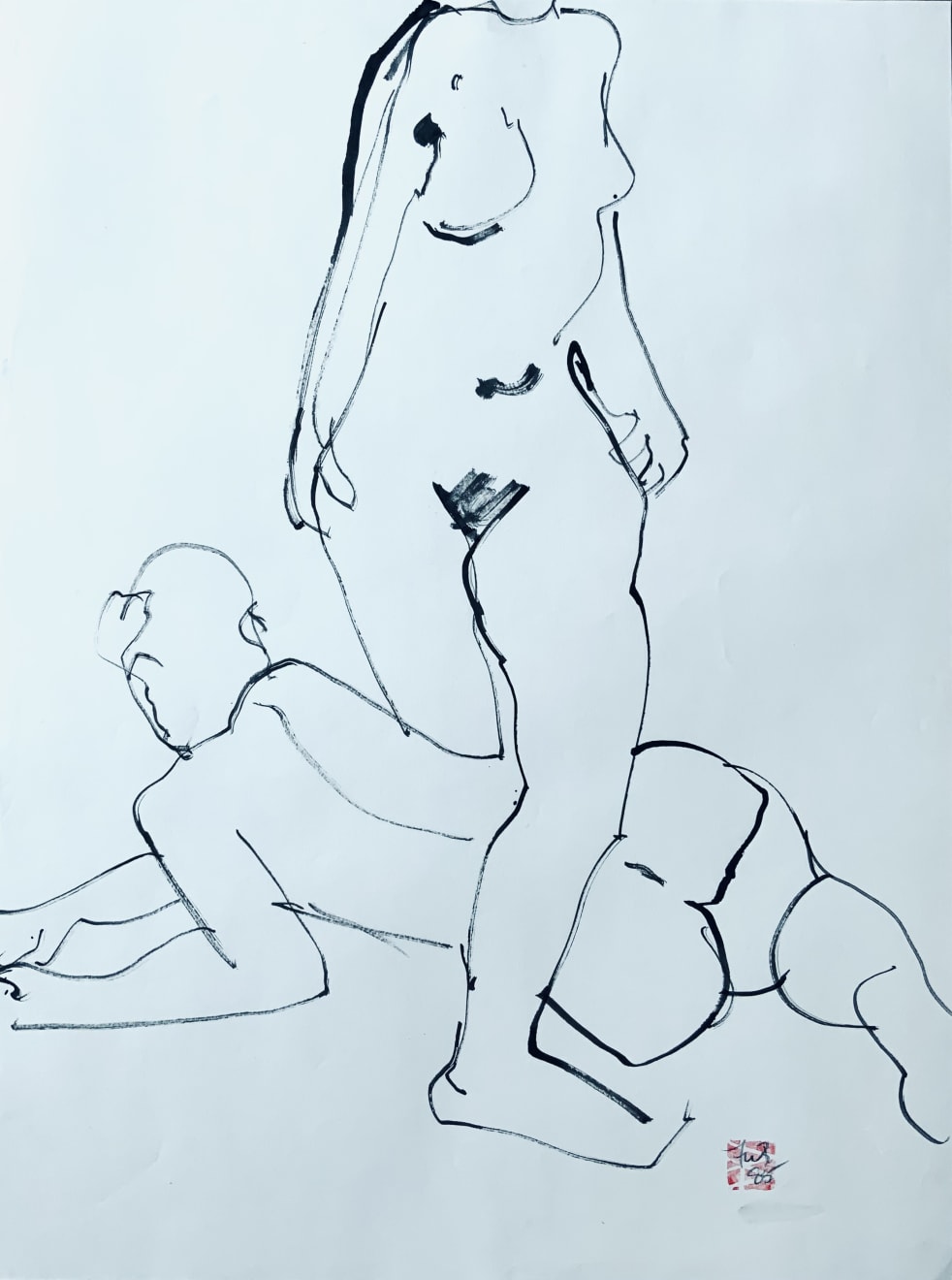 Freeman W. Butts, Stepping Over, 1985