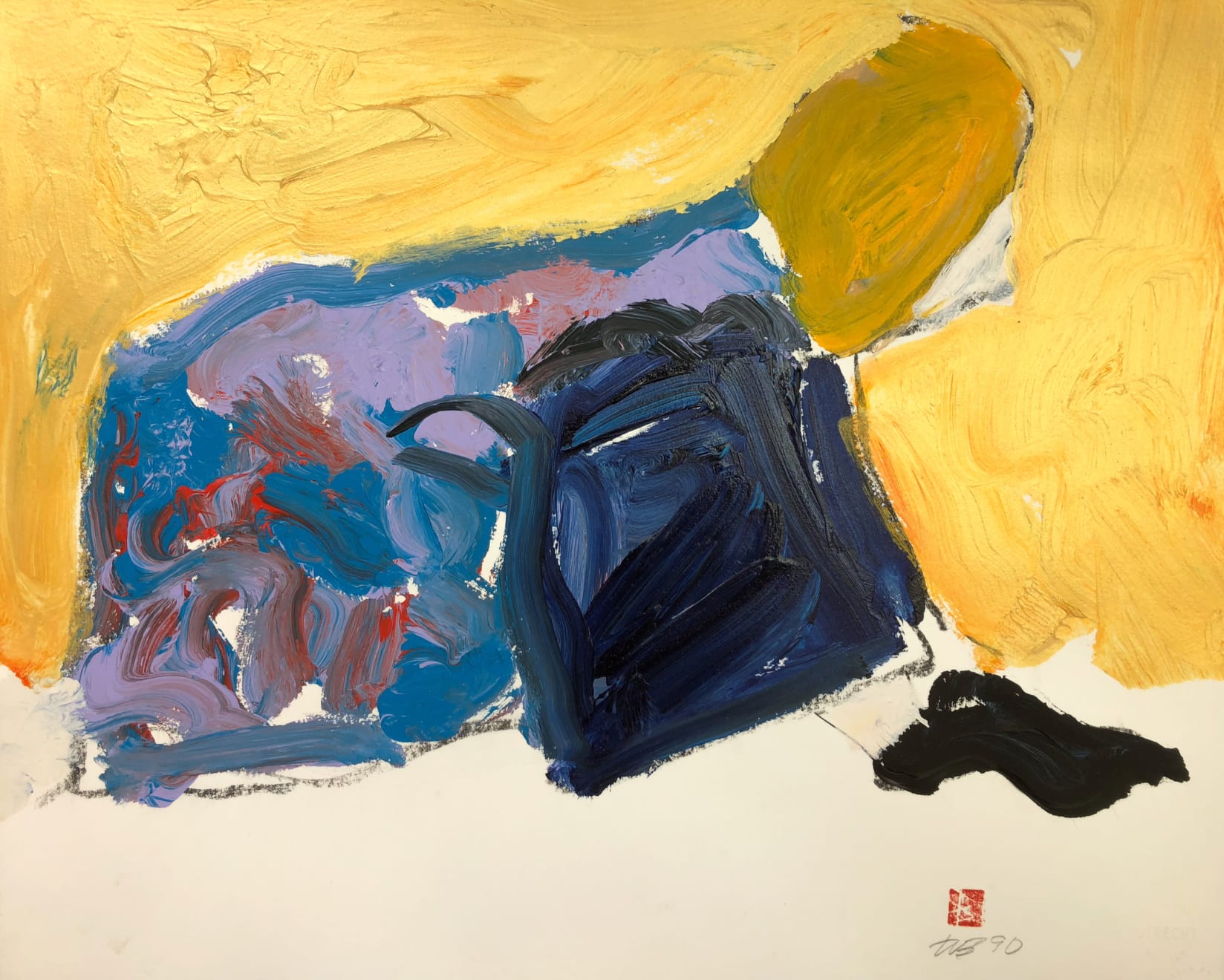 Freeman W. Butts, Figurative Artwork by Freeman W. Butts (1928-1998), 1990