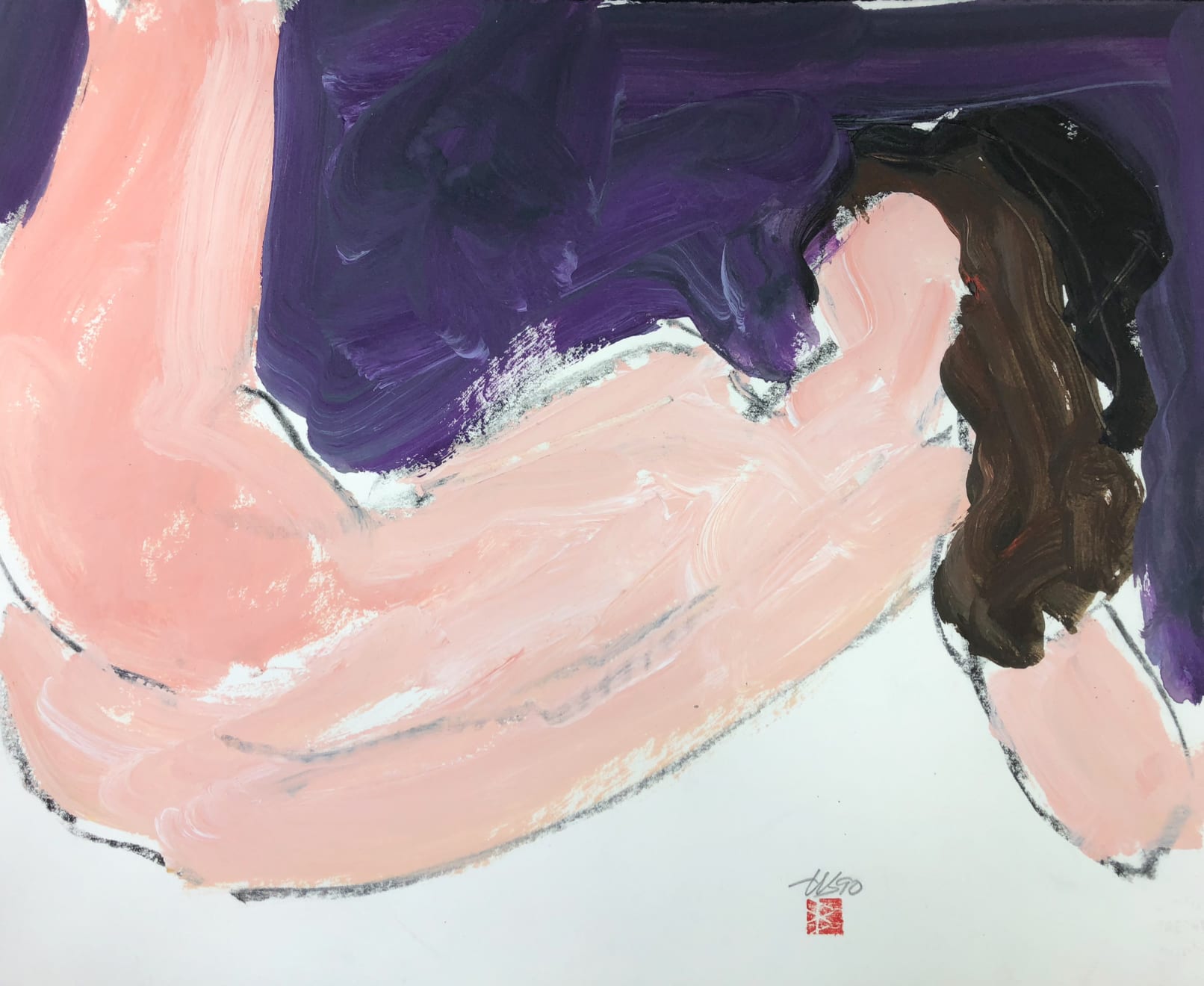 Freeman W. Butts, Figurative Artwork by Freeman W. Butts (1928-1998), 1990