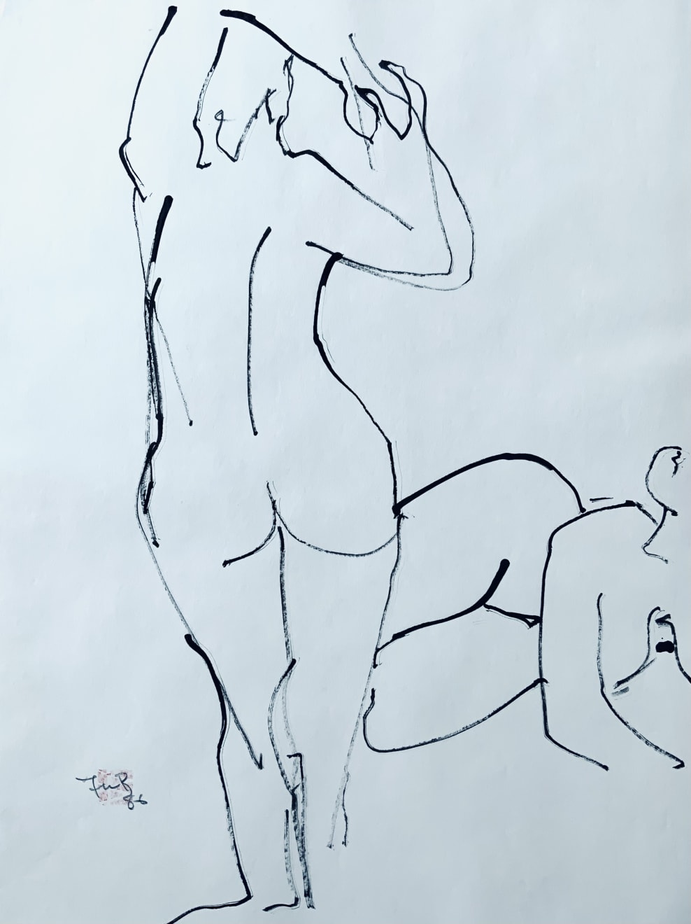 Freeman W. Butts, Statuesque, 1986