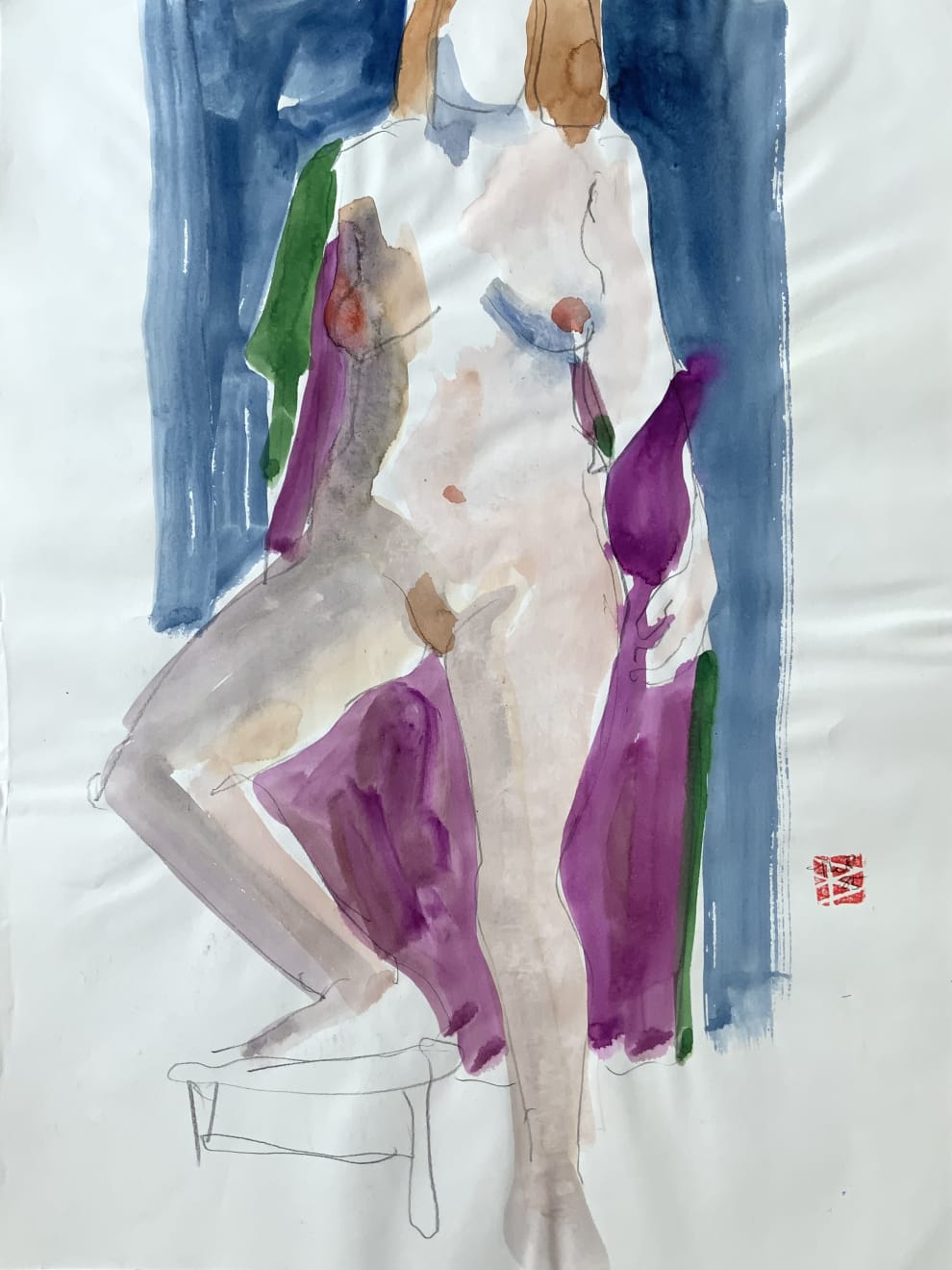 Freeman W. Butts, Footstool, 1985