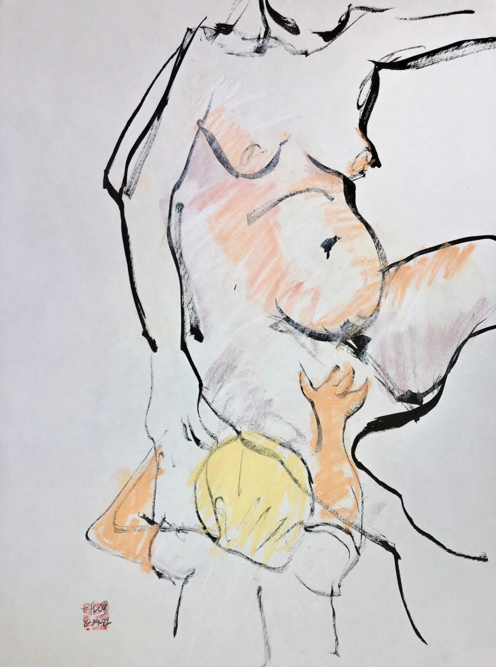 Freeman W. Butts, Figurative Artwork by Freeman W. Butts (1928-1998)