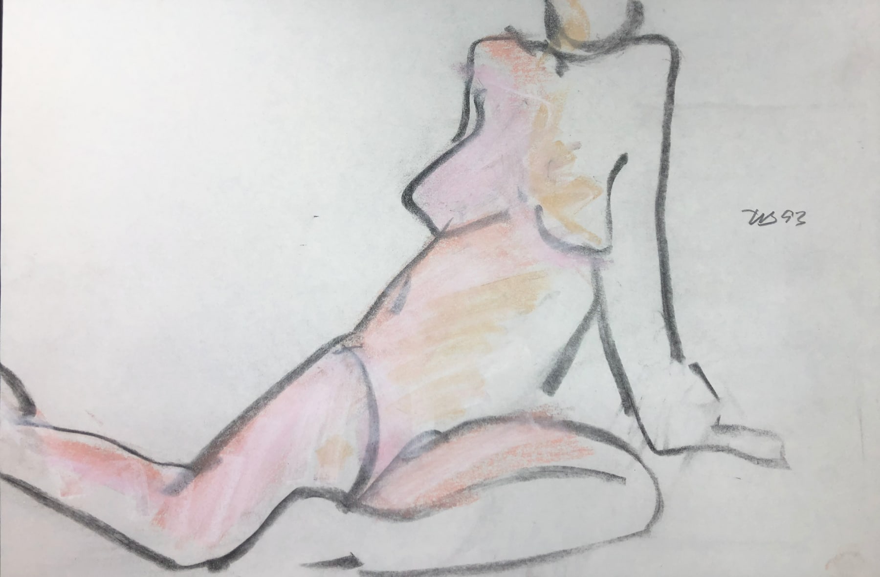 Freeman W. Butts, Figurative Artwork by Freeman W. Butts (1928-1998), 1990s