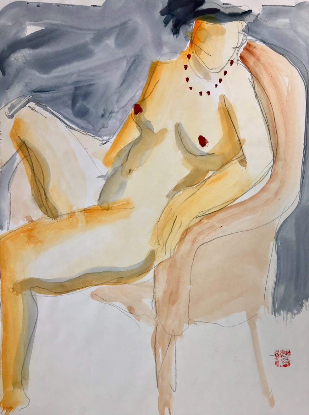 Freeman W. Butts, Figurative Artwork by Freeman W. Butts (1928-1998)