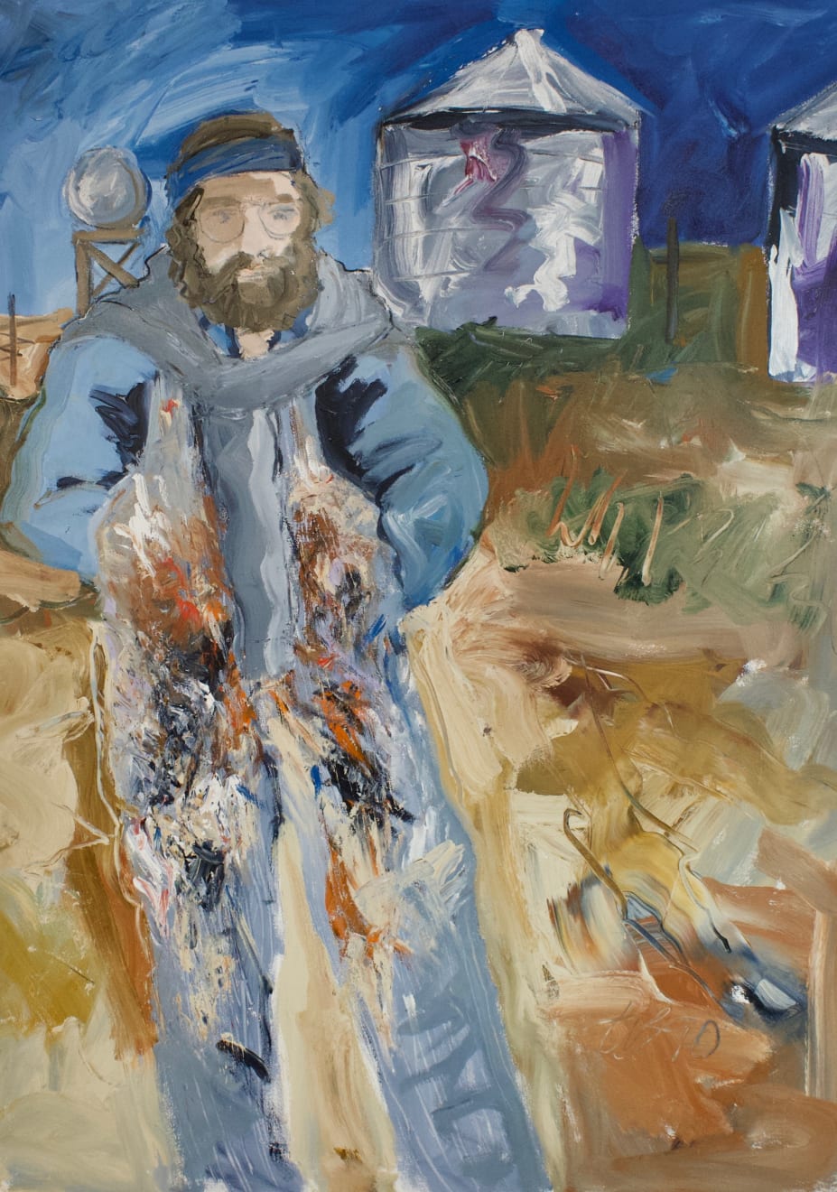 Freeman W. Butts, Freeman with Silos, 1990