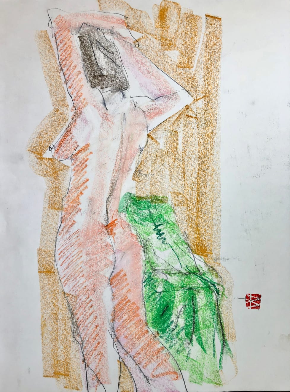 Freeman W. Butts, Figurative Artwork by Freeman W. Butts (1928-1998), 1984