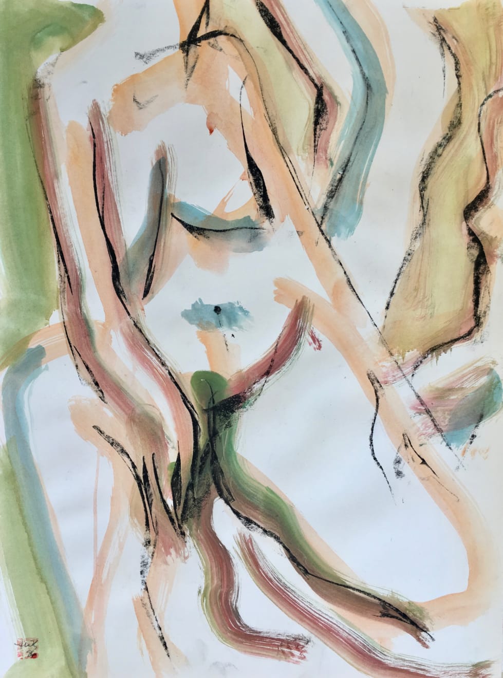 Freeman W. Butts, A Lone Abstraction, 1983