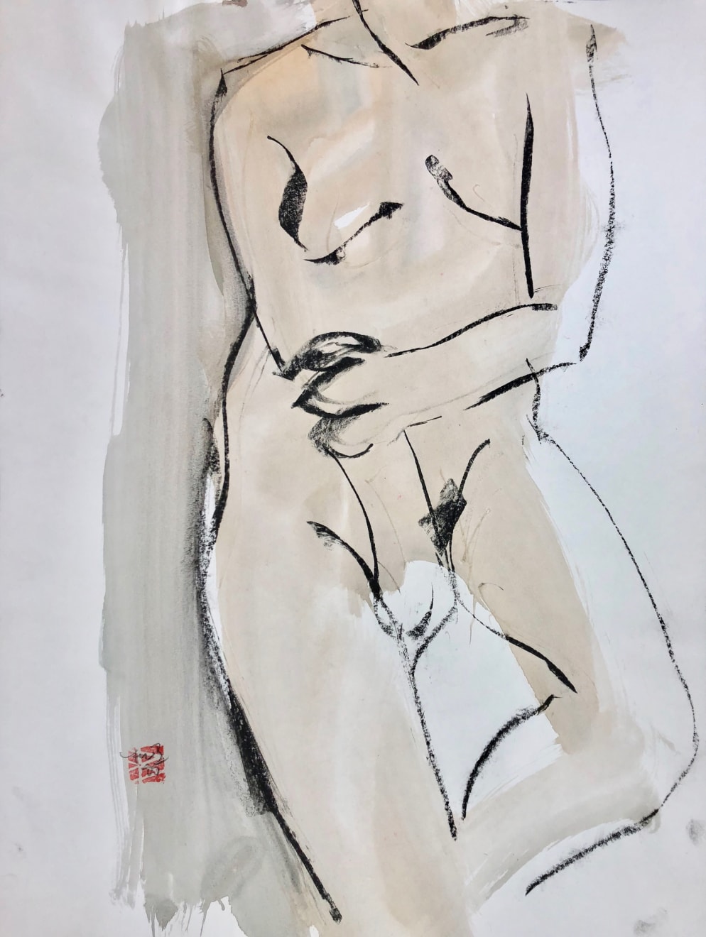 Freeman W. Butts, Figurative Artwork by Freeman W. Butts (1928-1998), 1985