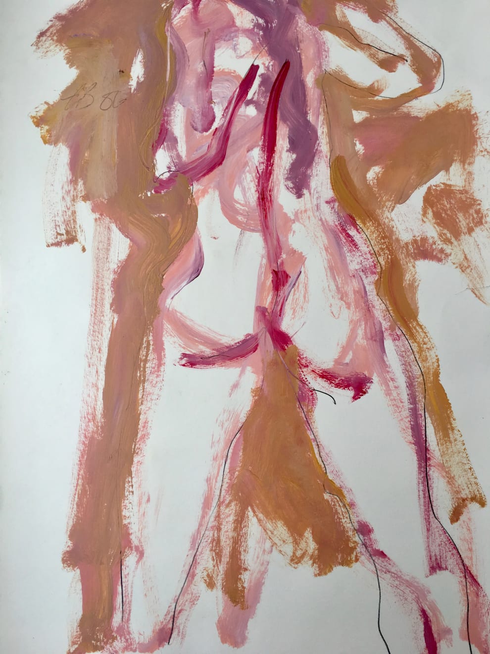 Freeman W. Butts, Untitled Studio Artwork by Freeman W. Butts (1928-1998)